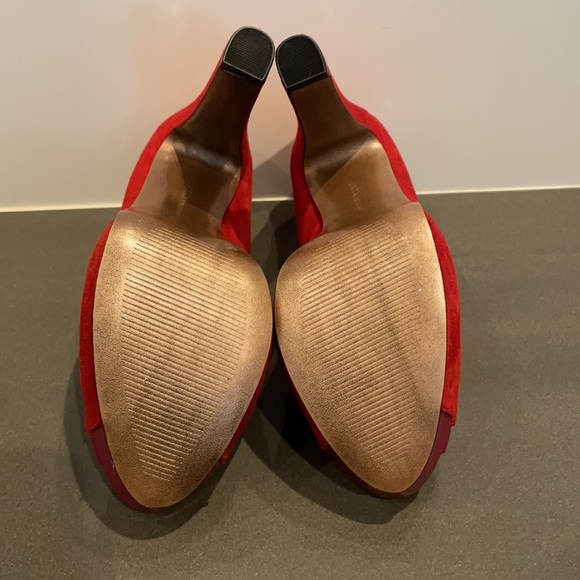 BCBGeneration Red & Pink Heels - Picture 6 of 8